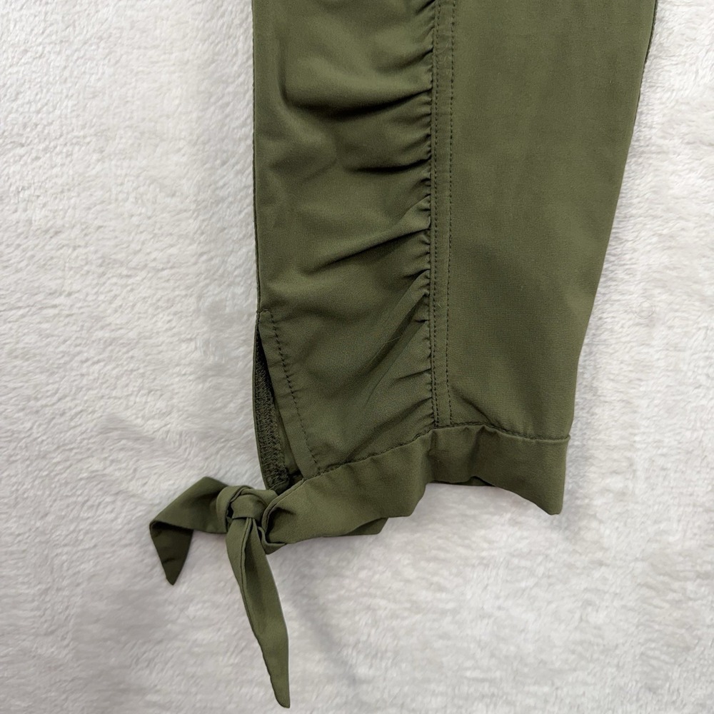 Prana Sz S Bindi Ankle Tie Pant Pull On Drawstring Ruched Leg Athleisure Outdoor - Picture 4 of 13